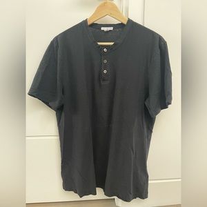 James Perse linen henley